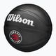 Piłka do koszykówki dziecięca Wilson NBA Team Tribute Mini Toronto Raptors black rozmiar 3 3