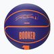 Piłka do koszykówki dziecięca Wilson NBA Player Icon Mini Booker navy rozmiar 3 4