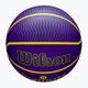 Piłka do koszykówki Wilson NBA Player Icon Outdoor Lebron blue rozmiar 7 4