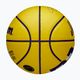 Piłka do koszykówki dziecięca Wilson NBA Player Icon Mini Lebron yellow rozmiar 3 7