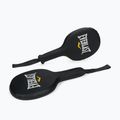 Packi treningowe trenerskie Everlast Lea Punch Paddle skóra 2 szt. czarny