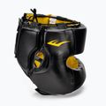 Kask bokserski męski Everlast Elite Lea Headgear czarny 2