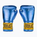 Rękawice bokserskie Everlast Fight Leather blue 2