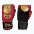 Zestaw bokserski Everlast Prospect 2 Kask + tarcze + rękawice red/gold 3