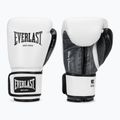 Rękawice bokserskie Everlast Powerlock OG H&L Leather Advanced Training white/black