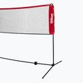 Siatka do tenisa ziemnego/badmintona Wilson Starter Ez Tennis Net 3.2 m black/red 2