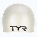Czepek pływacki dziecięcy TYR Wrinkle-Free Silicone white