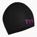 Czepek pływacki TYR Wrinkle Free black/pink