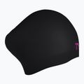 Czepek pływacki TYR Wrinkle Free black/pink 2