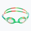 Okulary do pływania dziecięce TYR Swimple Tie Dye Non-Mirrored clear/ green/ orange 2