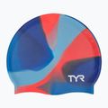 Czepek pływacki dziecięcy TYR Tiedye Silicone Multicolor Jr blue/orange