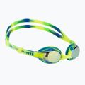Okulary do pływania dziecięce TYR Swimple Tie Dye Mirrored gold/green/blue
