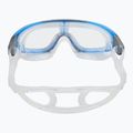 Maska do pływania TYR Orion clear/ blue/ grey 4