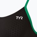 Strój pływacki jednoczęściowy damski TYR Hexa Cutoutfit black/green 3