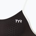 Strój pływacki jednoczęściowy damski TYR Hexa Cutoutfit black/white 3