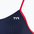 Strój pływacki jednoczęściowy damski TYR Hexa Cutoutfit navy/red 3
