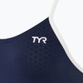 Strój pływacki jednoczęściowy damski TYR Hexa Cutoutfit navy/white 3
