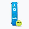 Piłki tenisowe Dunlop Australian Open 4 szt. żółte 601355