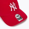 Czapka z daszkiem 47 Brand MLB New York Yankees CLEAN UP red 3