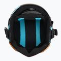 Kask narciarski dziecięcy Bollé Quiz Visor Jr black/blue matte/orange gun 5