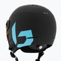 Kask narciarski dziecięcy Bollé Quiz Visor Jr black/blue matte/orange gun 8
