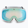 Gogle narciarskie Bollé Nevada Small white metalic blue matte/azure 2