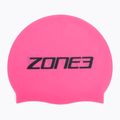 Czepek pływacki ZONE3 Silicone Swim high vis pink