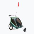 Przyczepka rowerowa dwuosobowa Thule Coaster XT Bike Trailer+Stroll zielona 10101820