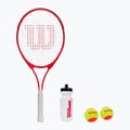 Zestaw do tenisa dziecięcy Wilson Roger Federer Starter Set 25 black/red