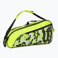 Torba tenisowa dziecięca Wilson Junior Racketbag wild lime// grey/black