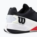 Buty do tenisa męskie Wilson Rush Pro 4.0 Clay black/white/poppy red 7