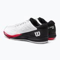 Buty do tenisa męskie Wilson Rush Pro Ace Clay white/black/poppy red 3