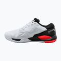 Buty do tenisa męskie Wilson Rush Pro Ace Clay white/black/poppy red 12