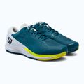 Buty do tenisa męskie Wilson Rush Pro Ace Clay blue coral/white/sulphur spring 5