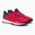 Buty do tenisa męskie Wilson Kaos Stroke 2.0 red/white/black 5