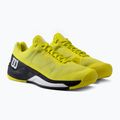Buty do tenisa męskie Wilson Rush Pro 4.0 sulphur spring/black/white 5