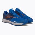 Buty do tenisa męskie Wilson Kaos Comp 3.0 classi/peacoat/orange tig 4