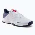 Buty do tenisa męskie Wilson Kaos Stroke 2.0 white/peacoat/wilson red
