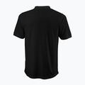 Koszulka tenisowa męska Wilson Stripe Polo black 2