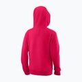 Bluza tenisowa dziecięca Wilson Script Cotton Po Hoody Jr love potion/scuba blue 6