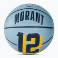 Piłka do koszykówki dziecięca Wilson NBA Player Icon Mini Morant blue rozmiar 3