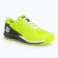 Buty do tenisa dziecięce Wilson Rush Pro Ace Safety Jr black/neon yellow