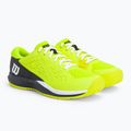 Buty do tenisa dziecięce Wilson Rush Pro Ace Safety Jr black/neon yellow 4