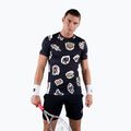 Koszulka tenisowa męska HYDROGEN Tattoo Tech black 3