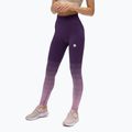 Legginsy treningowe damskie Gym Glamour Ombre violet
