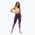 Legginsy treningowe damskie Gym Glamour Ombre violet 2