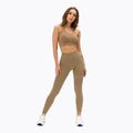 Legginsy treningowe damskie Gym Glamour Push Up nude 2