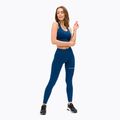 Legginsy treningowe damskie Gym Glamour Push Up classic blue 2