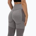 Legginsy treningowe damskie Gym Glamour Fusion light grey 5