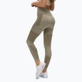 Legginsy treningowe damskie Gym Glamour Fusion khaki 3